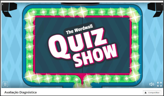 Imagem do jogo The Wordwall Quiz Show - Avaliação Diagnóstica